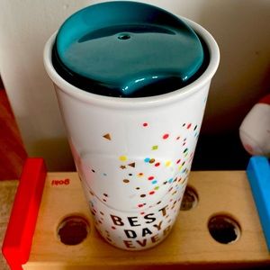 2015 Starbucks Dot Collection Series Best Day Ever Confetti Tumbler